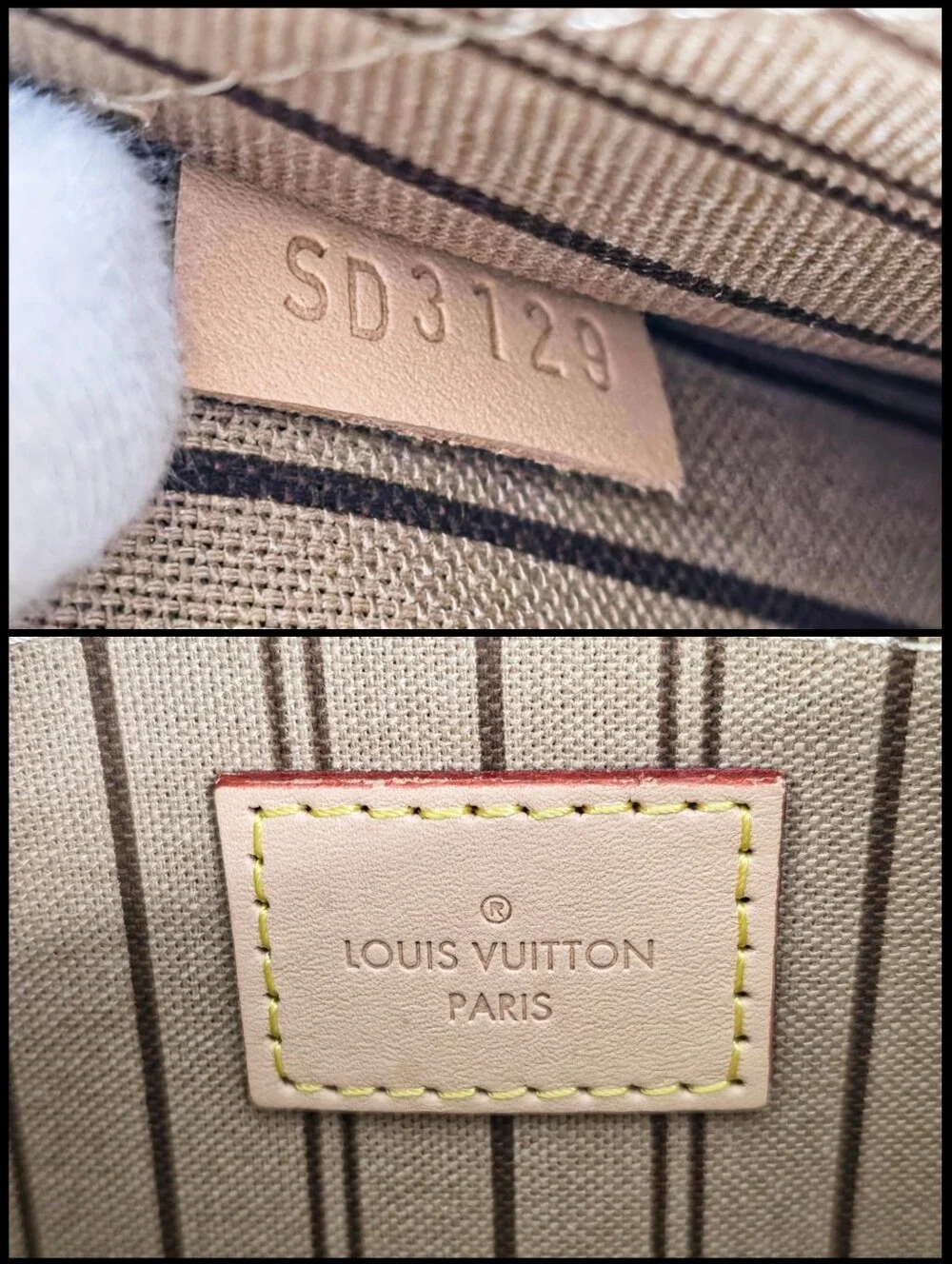 Louis Vuitton Neverfull Pochette Wristlet Monogram Canvas